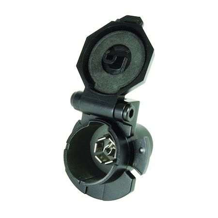 Husky Towing Husky Towing 31625; 7-Way RV Blade Connector; Twist Mount; Vehicle End 31625